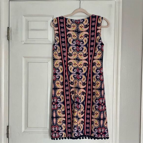 Laundry By Shelli Segal Women's Medallion Knit Dress Size 4 Multicolor - Picture 6 of 6